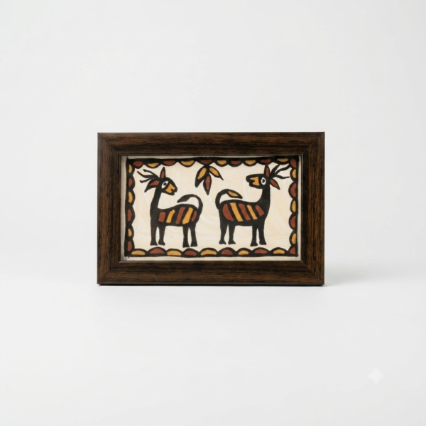 Sohrai Framed Painting | Hazaribagh, Jharkhand